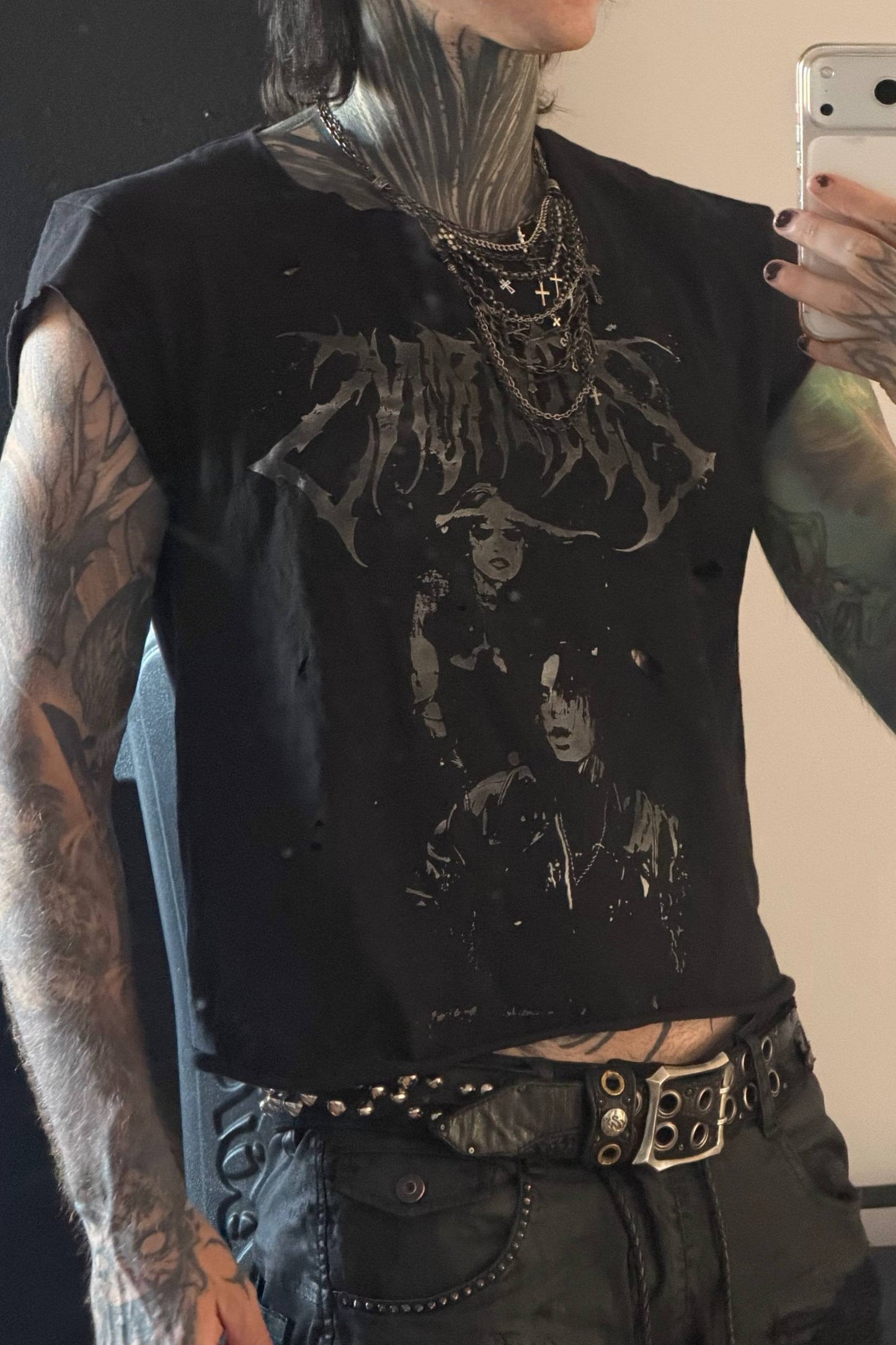 custom shirt (1 of 1) + signed 2026 tour poster + 2 logo picks